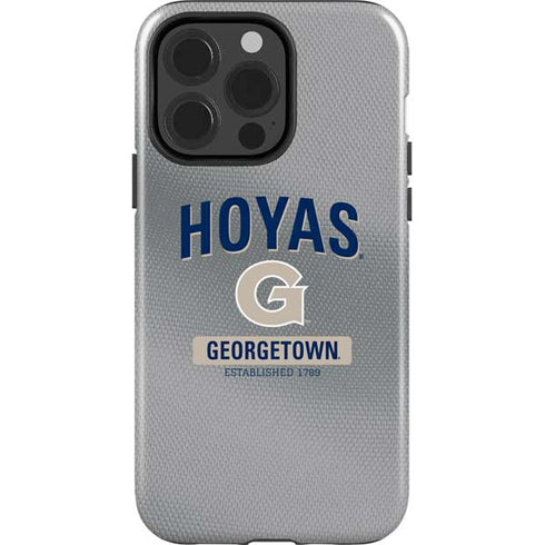 Georgetown University Established 1789 iPhone 15 Pro Impact Case
